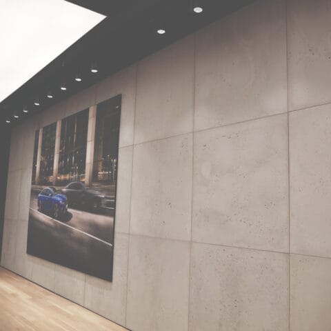 Mur en beton.