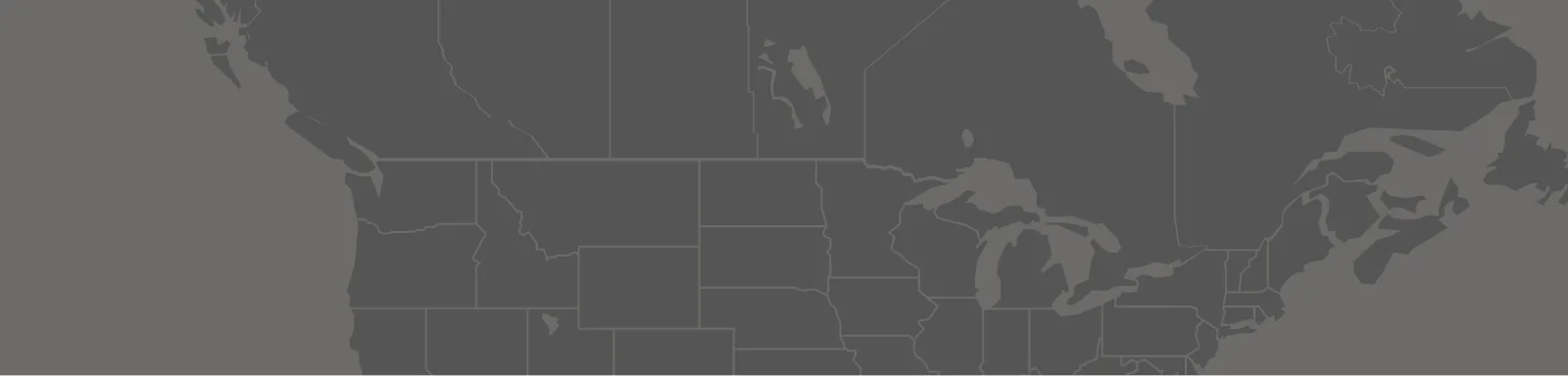 Carte de l'amerique du nord.