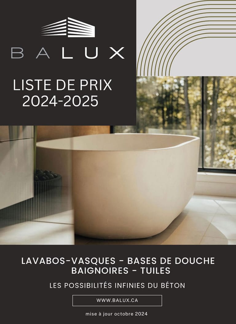 Liste de prix Balux 2024-2025.